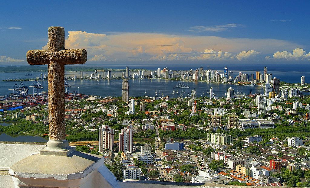 "Cartagena de Indias desde el cerro La Popa" by Norma Gòmez - originally posted to Flickr as Pie de Popa e islas de Santa Cruz de Manga, Boca y Castillo Grande y Tierra Bomba vistas desde el. Licensed under CC BY 2.0 via Wikimedia Commons - https://commons.wikimedia.org/wiki/File:Cartagena_de_Indias_desde_el_cerro_La_Popa.jpg#/media/File:Cartagena_de_Indias_desde_el_cerro_La_Popa.jpg