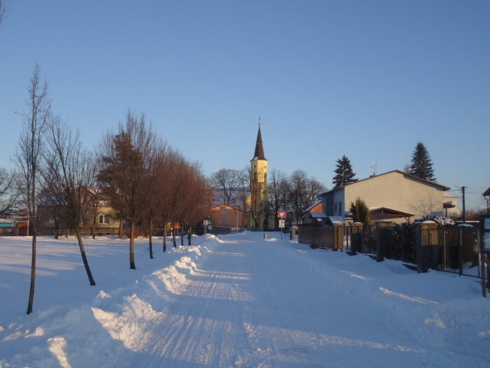 Snow in Silesia, where the Silesian Polish dialect can be heard