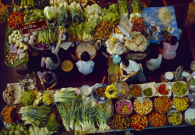 A Bangkok market