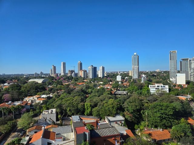 Skyline view of Asunción, Paraguay,