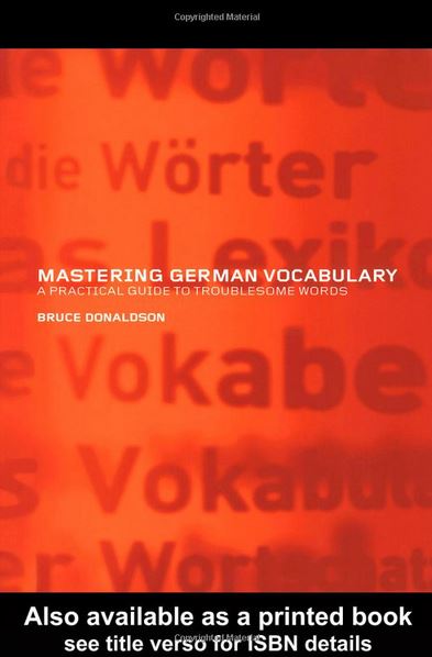 Mastering German Vocabulary a Practical Guide to Troublesome Words